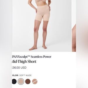 Spanxsculpt shorts